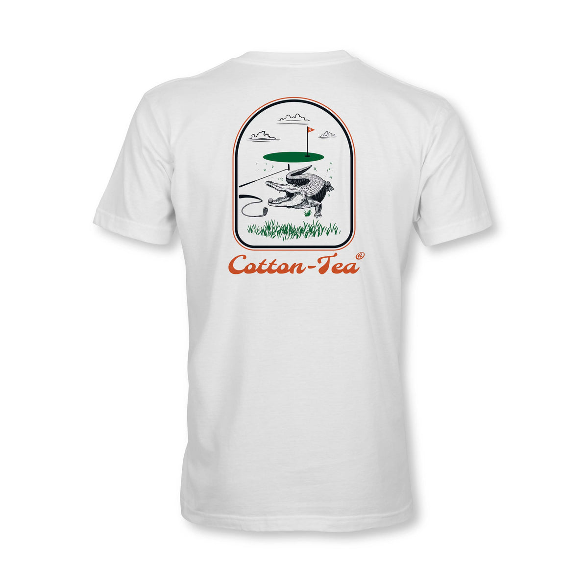 Funny Gator Golf T-Shirt - Southern Golf Tee | Cotton-Tea®