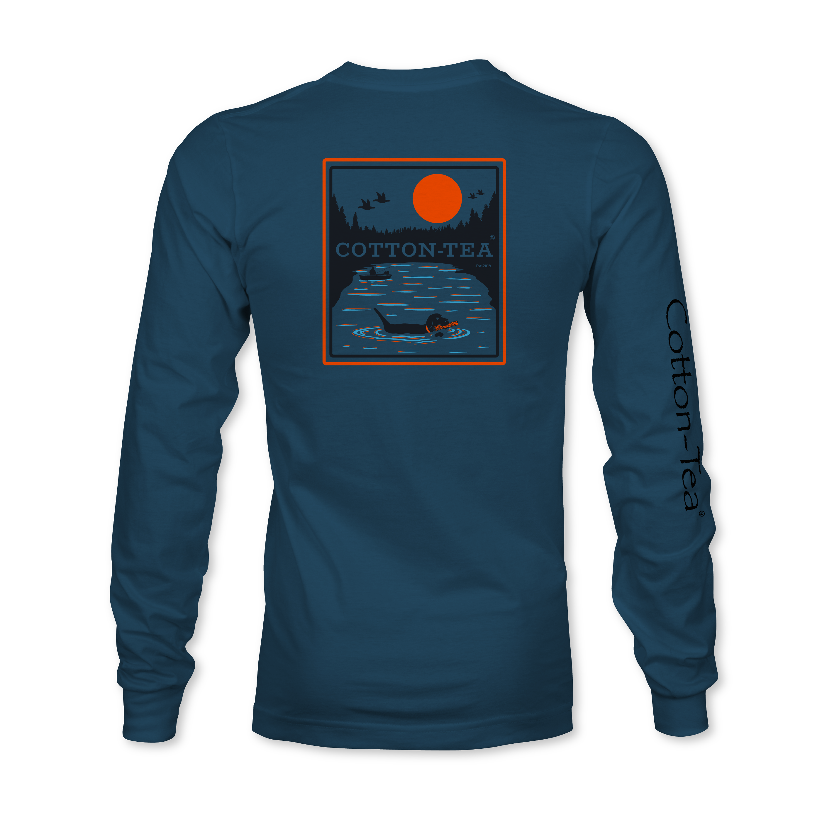 Doggin' Around Long Sleeve Shirt | Cotton-Tea® - Playful