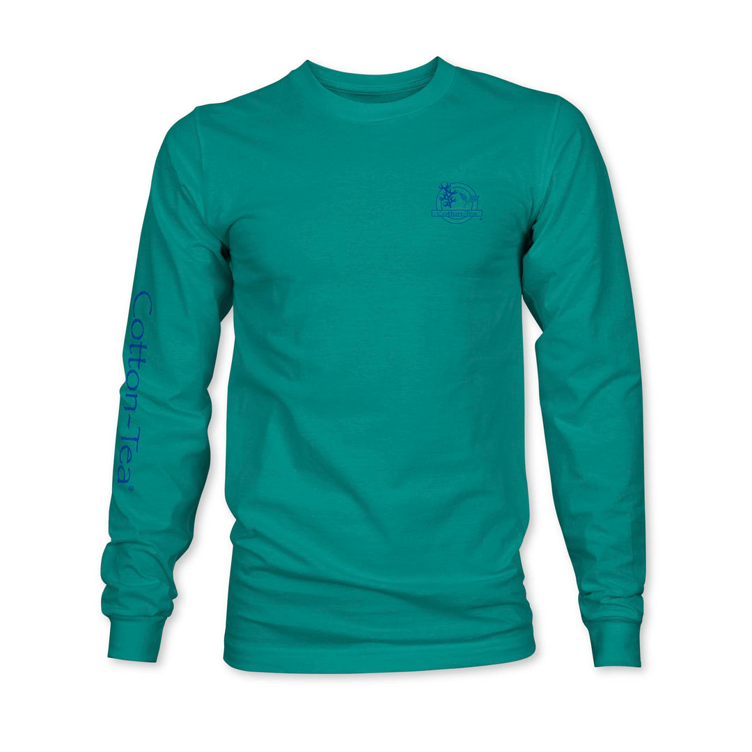 Dueling Crab Long Sleeve T-Shirt - Coastal Tee | Cotton-Tea®