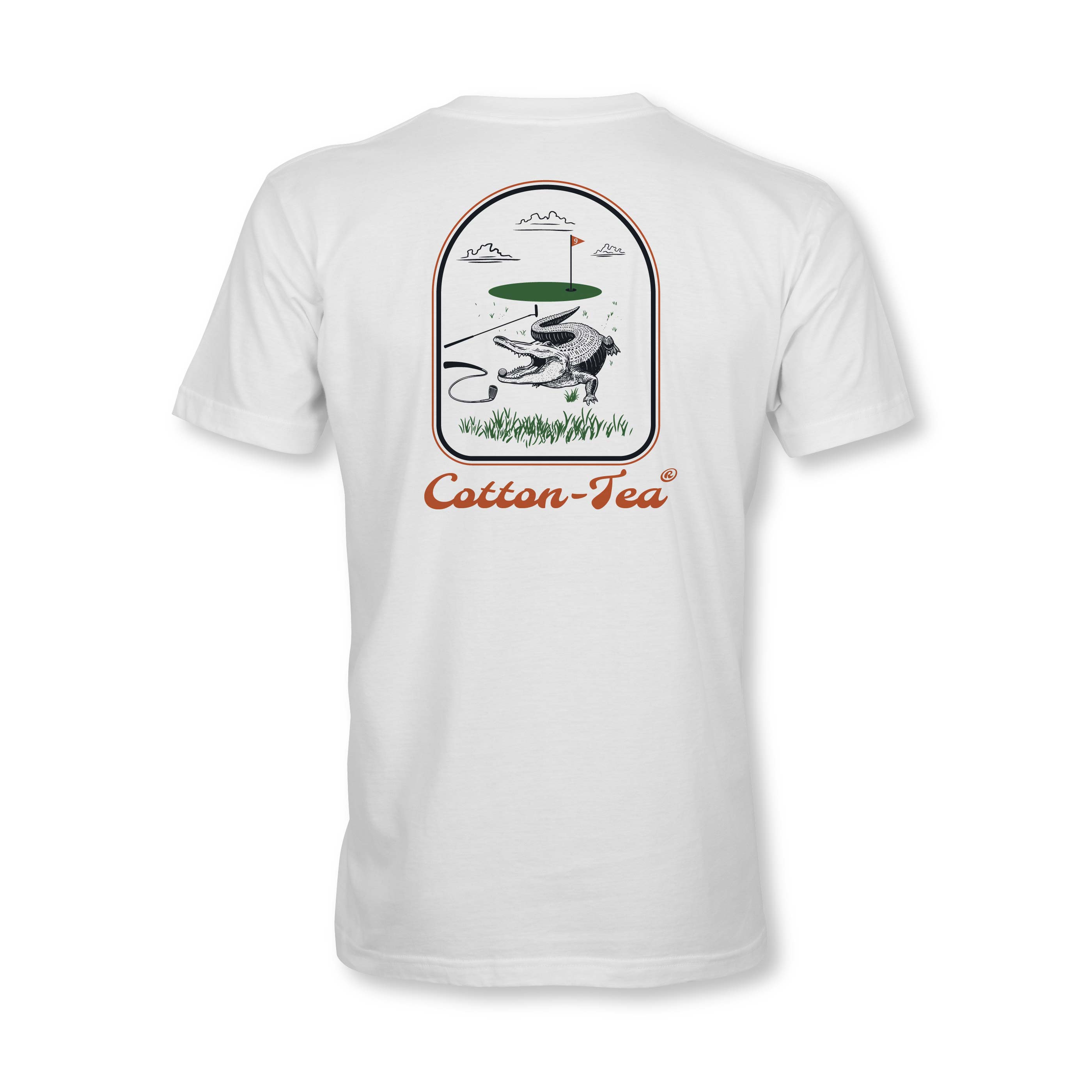 Funny Gator Golf T-Shirt - Southern Golf Tee | Cotton-Tea®
