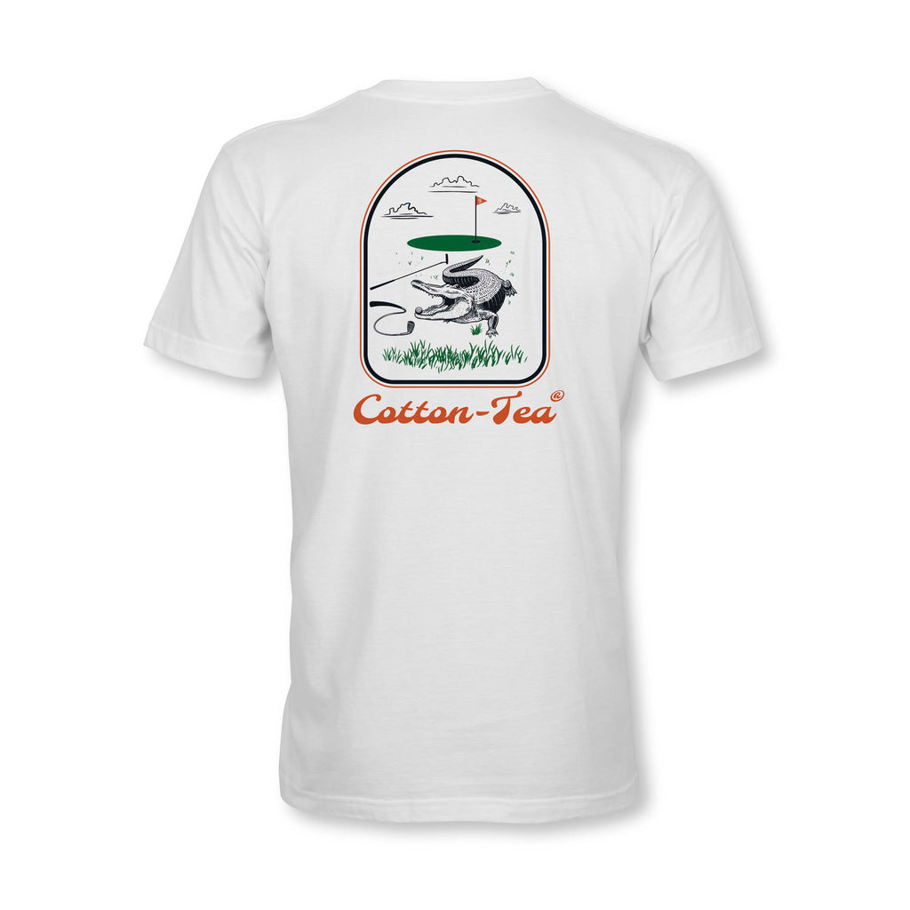 Funny Gator Golf T-Shirt - Southern Golf Tee | Cotton-Tea®