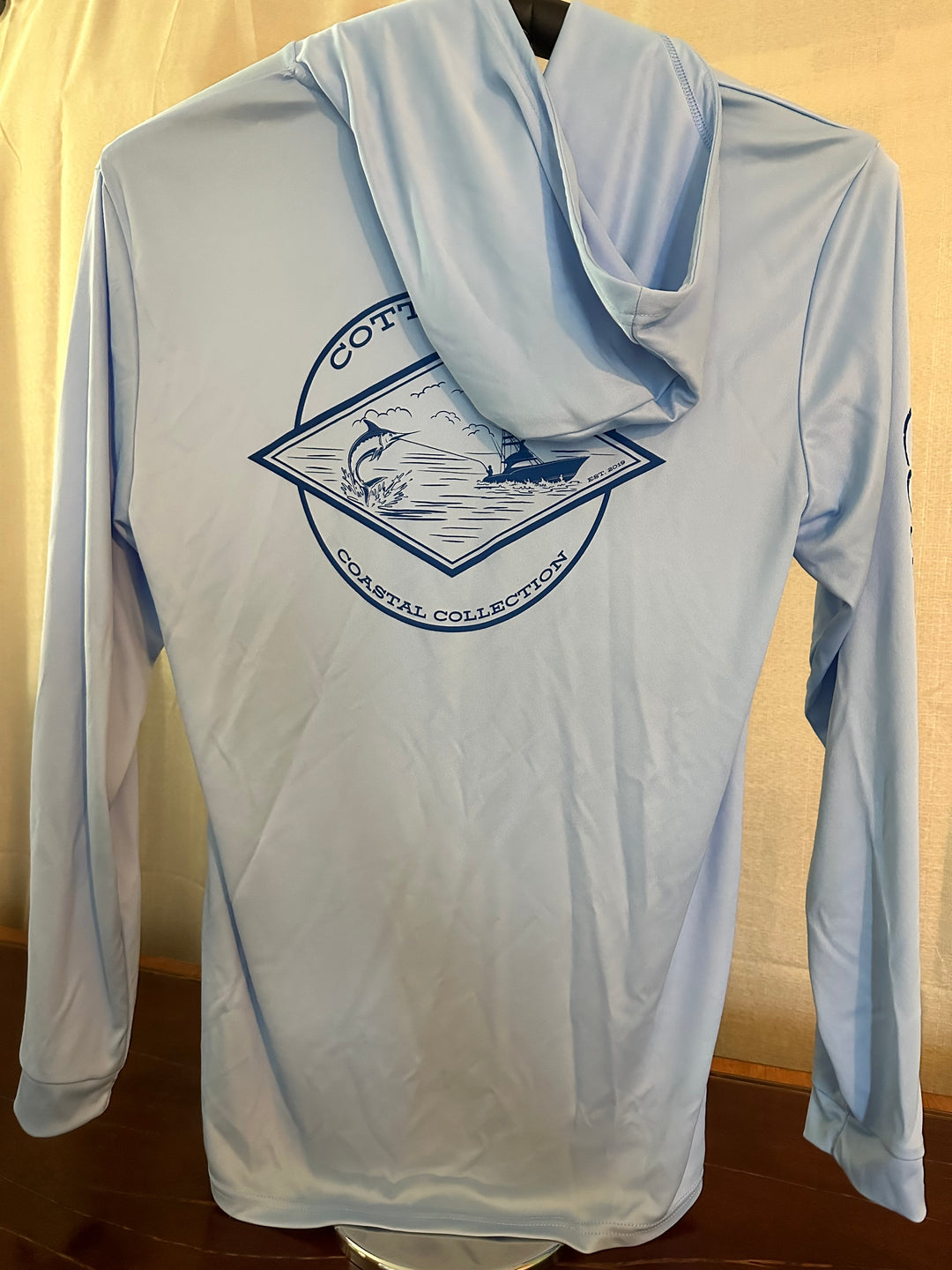 Day at Sea Hooded Performance Long Sleeve Shirt | Cotton-Tea